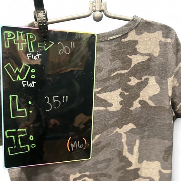 Camo print tshirt dress Size M (m6) - Picture 5 of 5